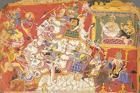 Krishna_Narakasura