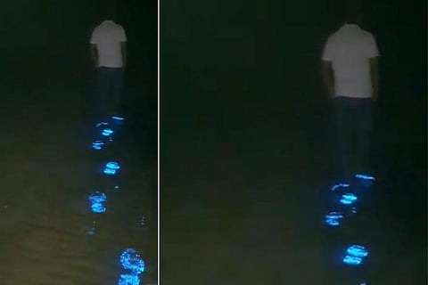 Kumta Vannalli Beach-Blue footprint