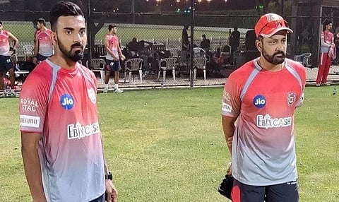 anil kumble and kl rahu'