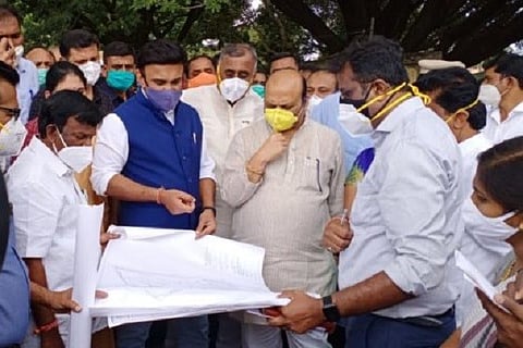 dr k sudhakar and bommai visited ctd hospital