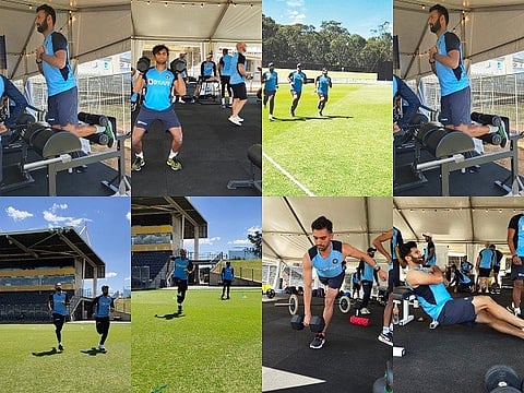 indian team practice for web