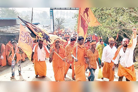 27122020 Gangavati Anjanadri temple Hanumadruta1