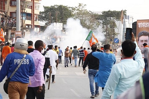 BJP YM protest in WB