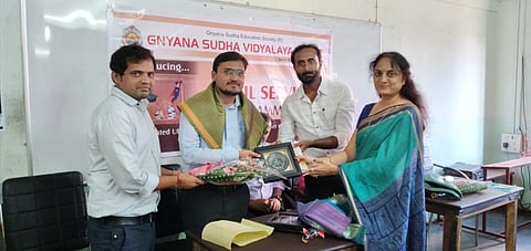 Image 1, Sri. Bolaji Patil, Asst. Commissioner, GST was felicitated