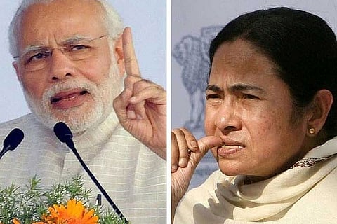 Narendra modi and Mamatha banerjee