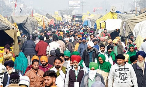 farmers protest