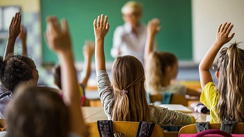 kids in classroom