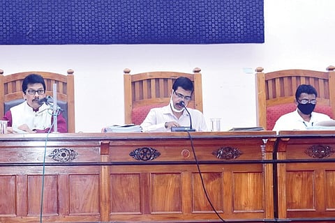 university meeting