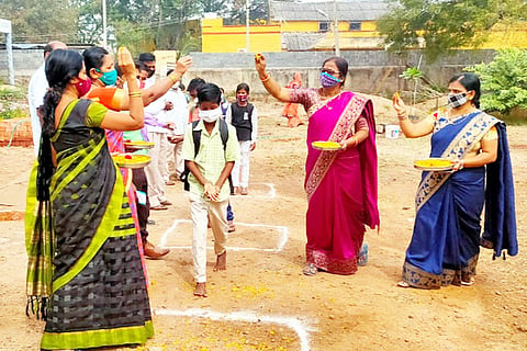 01012021 Koppal School Starts