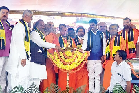 04012021 Sindhanoor ST Reservation Convention