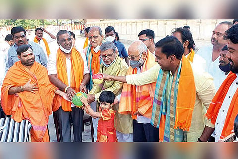 15012021 Bellary RSS Rama mandir Construction