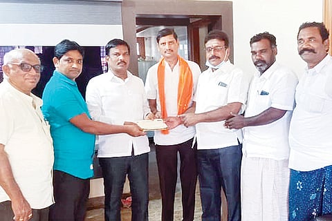 180121 Ballari Shekshwali Donate Srirama Mandira