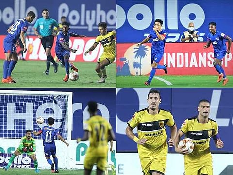 BFC AND HYDERABAD FC MATCH FOR WEB