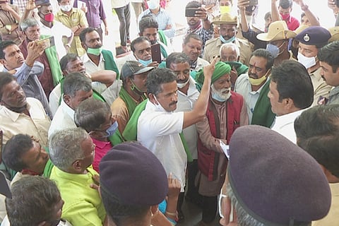 Farmers Protest Patil