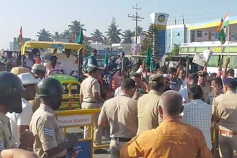 farmers protest Tractor Parade