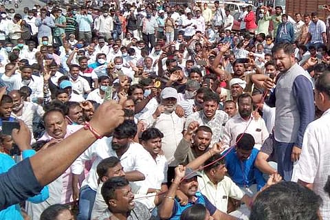 sharath bachchegowda protest