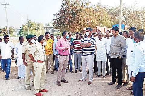 12022021 Devadurga MLA shivanagowda Visit