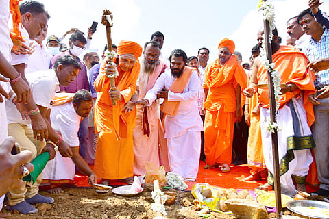 21022021 Koppal Ginigera lake develep work start