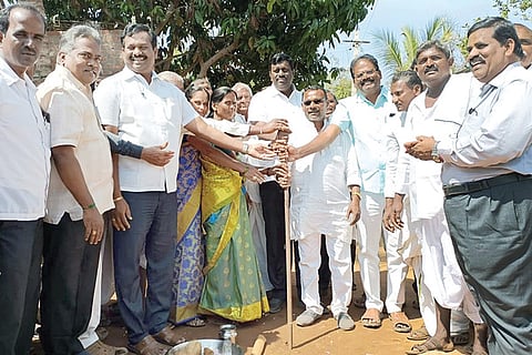 Koppal Danakanakal School Bhoomi pooja