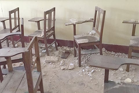 ceiling collapse