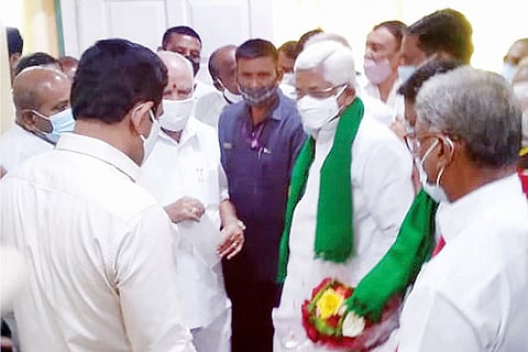 21032021 Sindhanoor CM BSY visit to sindhanoor