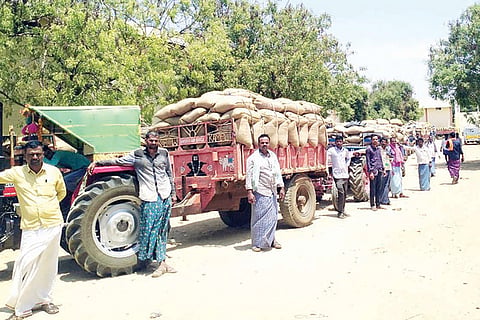 Kotturu Millet Purchase Center Vehicle