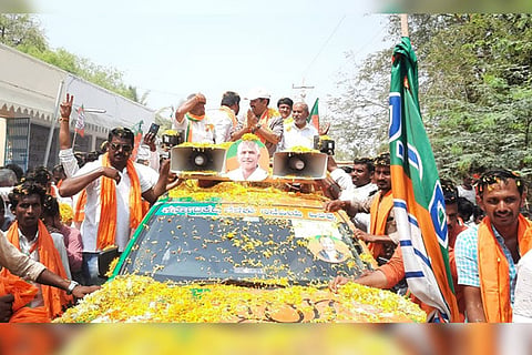 07042021 Sindhanoor maski by election bjp prachara