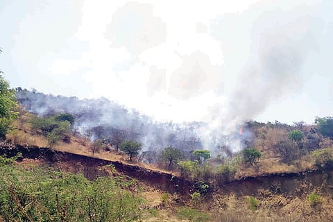 Hospete Anjinamma Gudda Fire