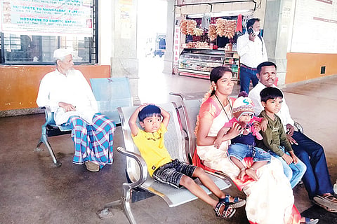 Hospete Bus Stand Strike