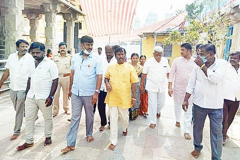 Kanakachalapati Temple Visit A NarayanaSwamy