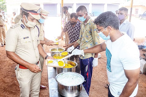 Police food arrangement