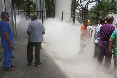 oxygen leakage in Nashik hospital