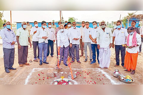 10052021 Yelburga MLA Halappa Achar -road work