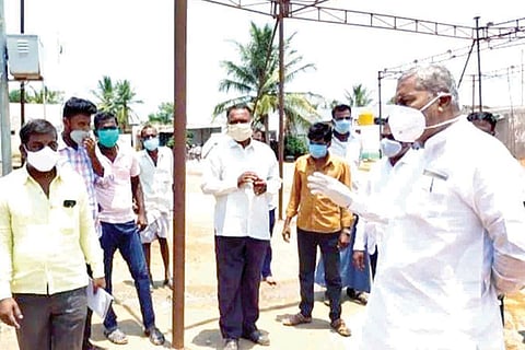 Habalakatti Byapura Visit Corona Awarness