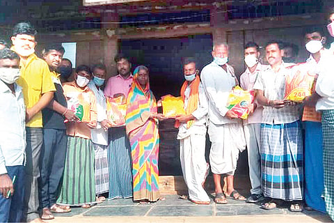 Hanumasagara Sowing Seed Distribute