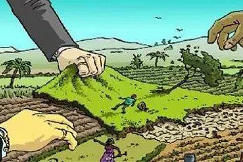 Land encroachment