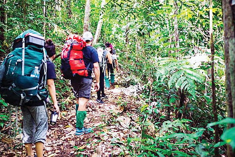 Trekking map