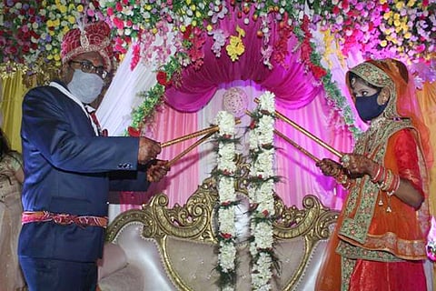 corona wedding