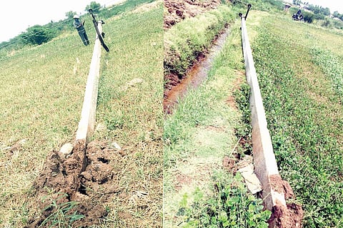 04062021 Kampli Power poles down
