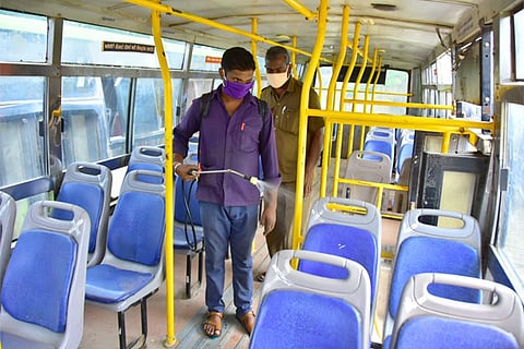 20062021 Koppal Bus sanitize