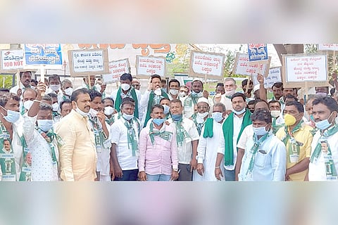 22062021 Manvi JDS Protest