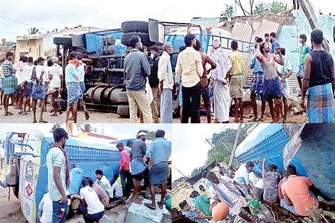 25062021 Desiel lory accident