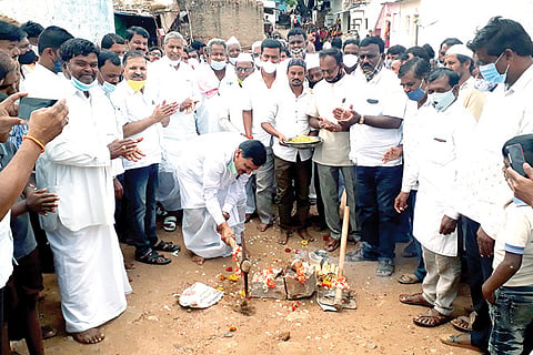 Hanumasagara Development Work Bhoomi Pooja