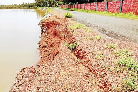 Road and river