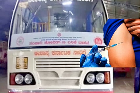 corona vaccine bus
