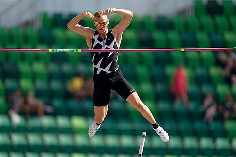 American pole vaulter Sam Kendricks for web