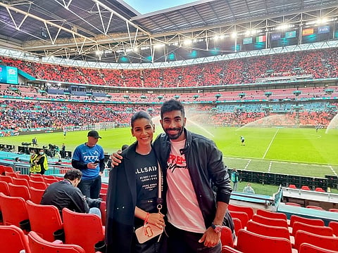 BUMRAH AND SANJANA FOR WEBV