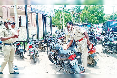 Devarudga Mini Vidhanasoudha Bike fines