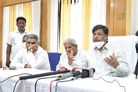 H C Mhadevappa Press Meet