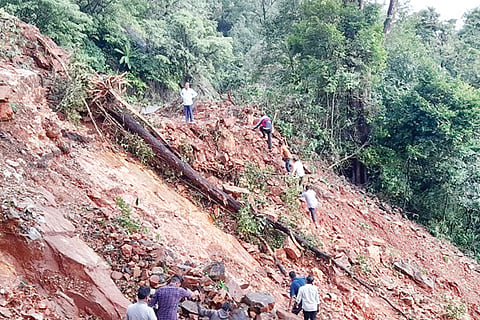 Joida-Karwar Road Anashi Ghat Damaged